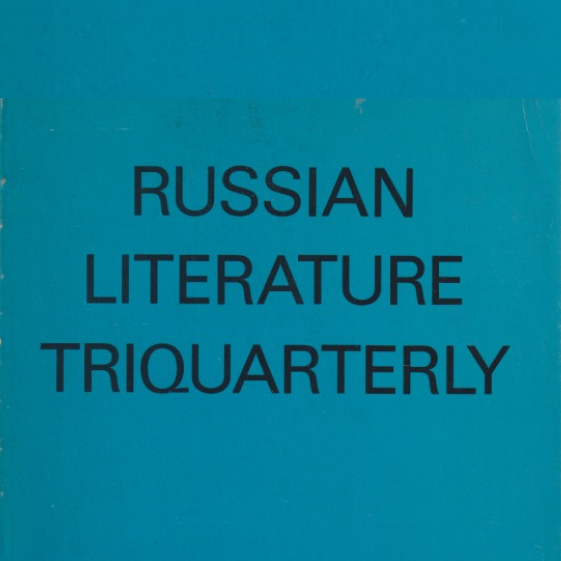 Russian Literature Triquarterly