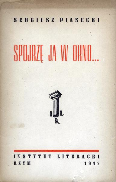 I Will Look in a Window Spojrzę Ja w Okno...