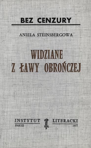 Seen from the Defender's Bench Widziane z Ławy Obrończej