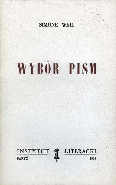 Selected Writings Wybór Pism