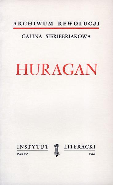 The Hurricane Huragan