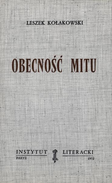 The Presence of Myth Obecność Mitu