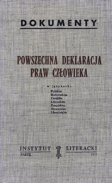 Universal Declaration of Human Rights Powszechna Deklaracja Praw Człowieka